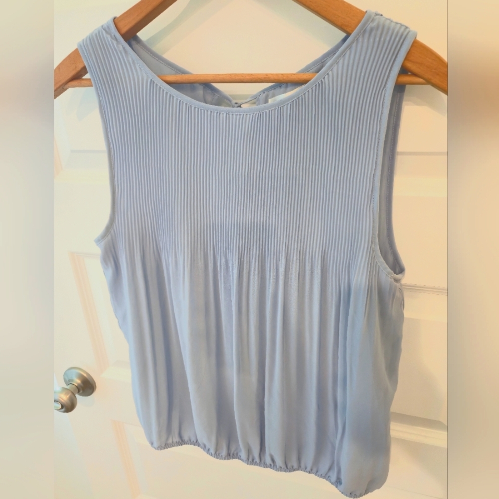 Max Studio Light Blue Blouse